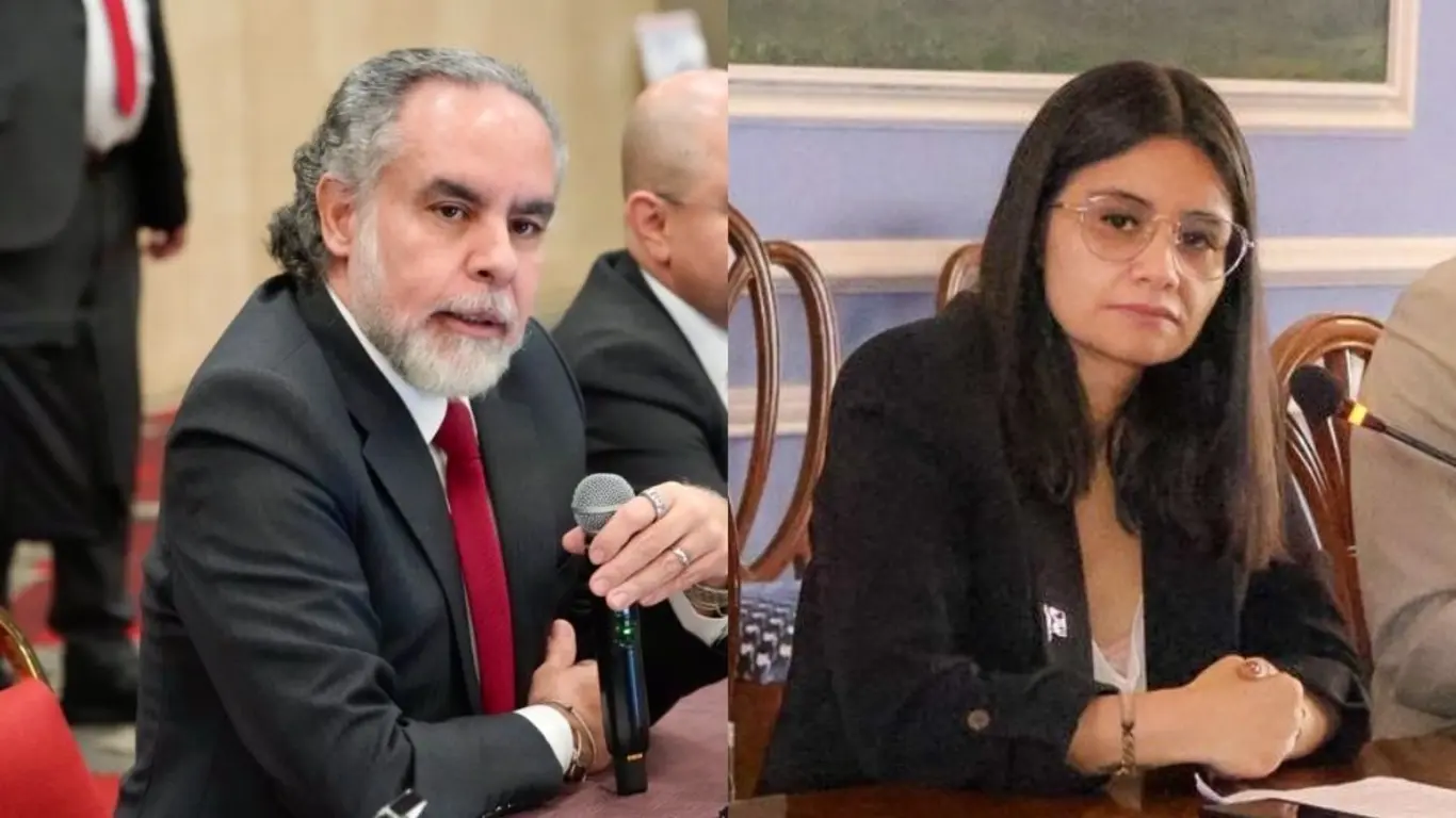 Armando Benedetti y Angie Rodríguez