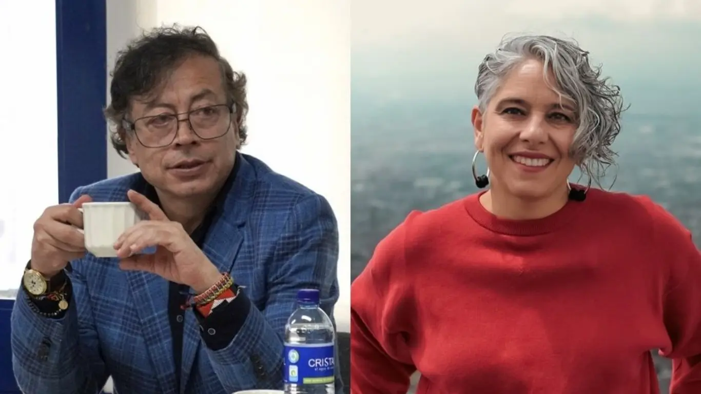 Gustavo Petro y María José Pizarro
