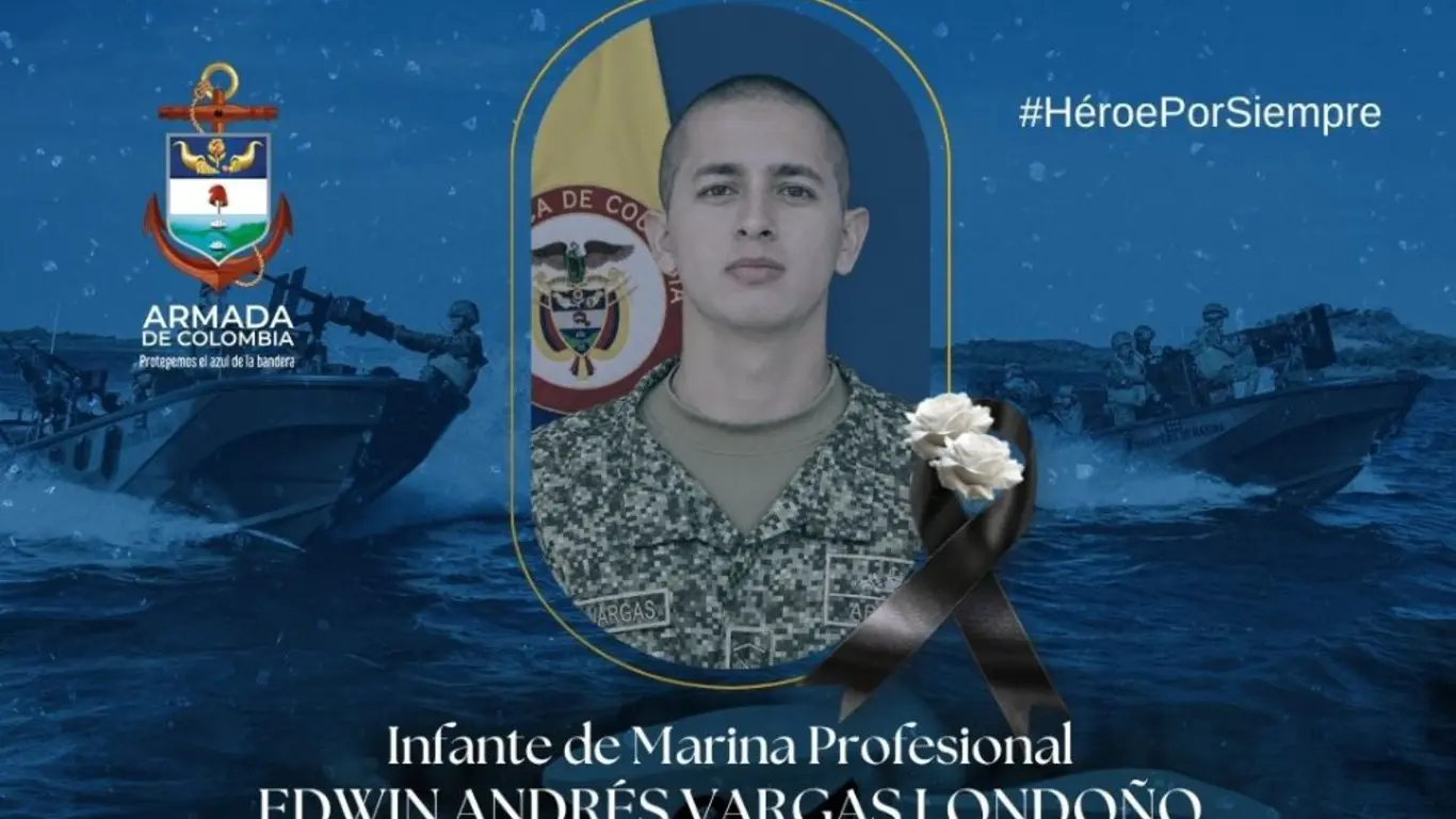 Infante de marina Edwin Vargas Londoño