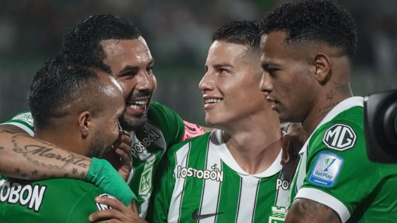 Atlético Nacional venció 2-1 al Medellín en el clásico paisa y llegó a 32 puntos en la Liga BetPlay