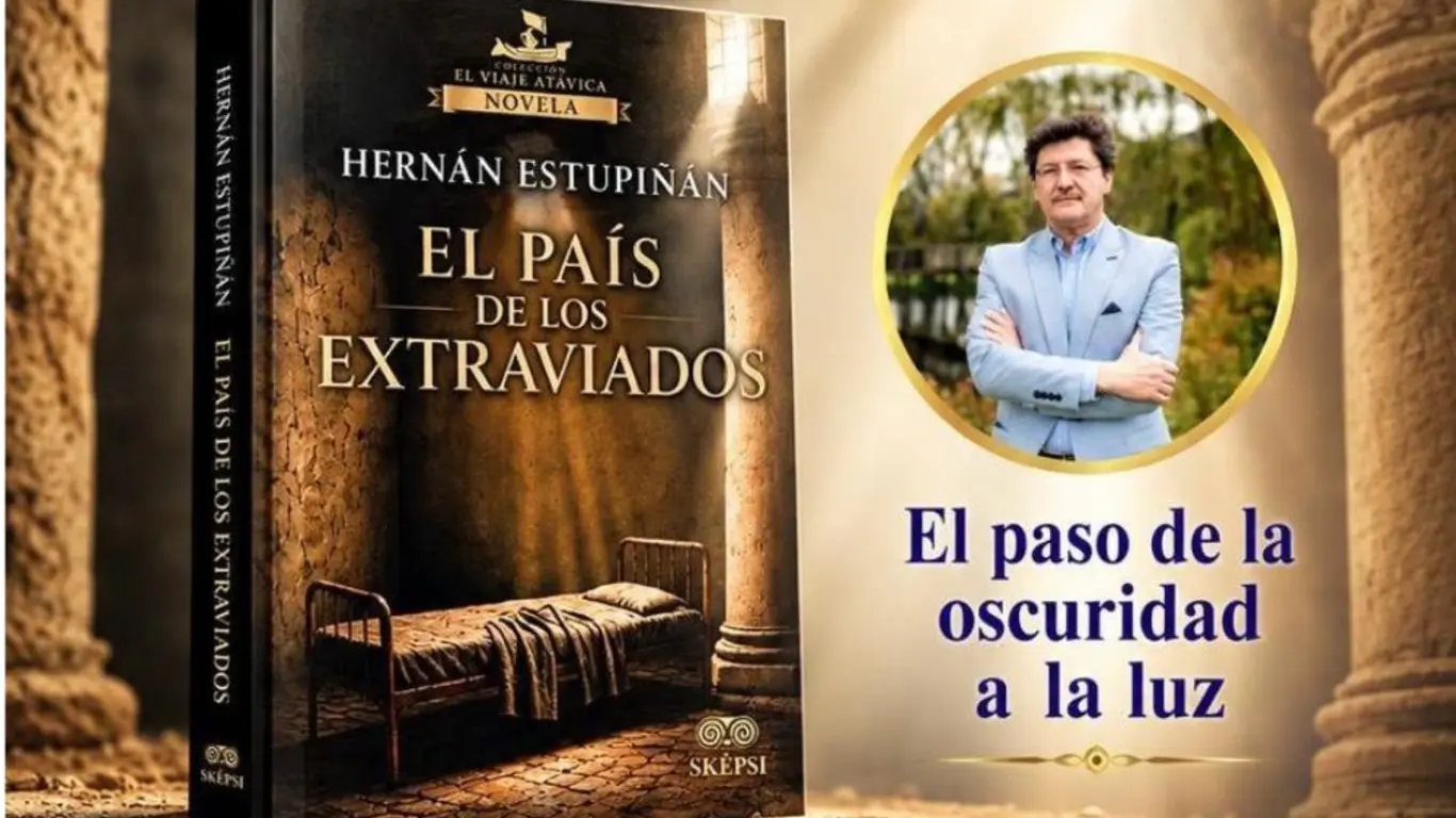 Hernán Estupiñan escritor y periodista lanza su octava novela: El País de los Extraviados 