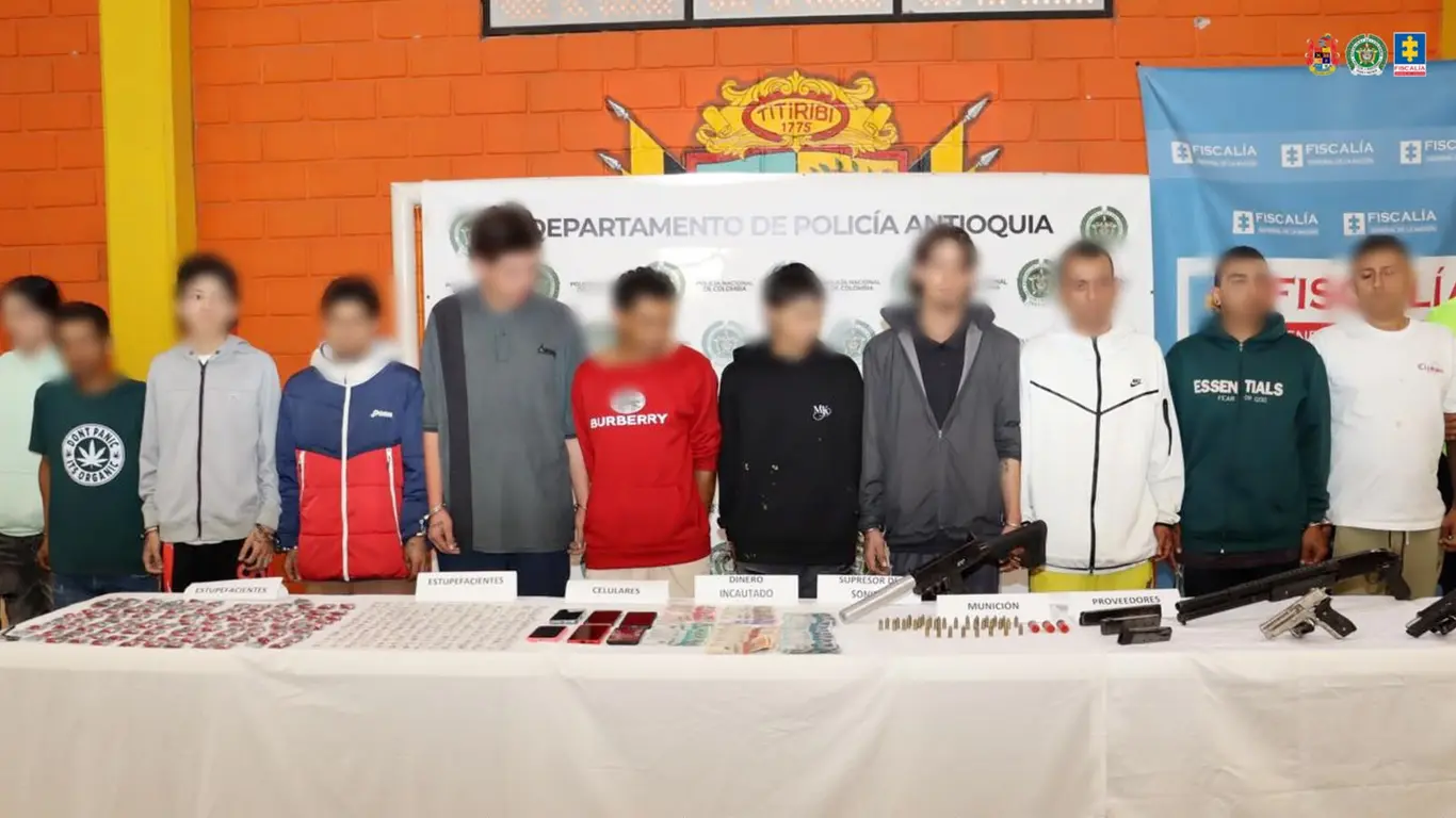 Capturados bandas delincuenciales