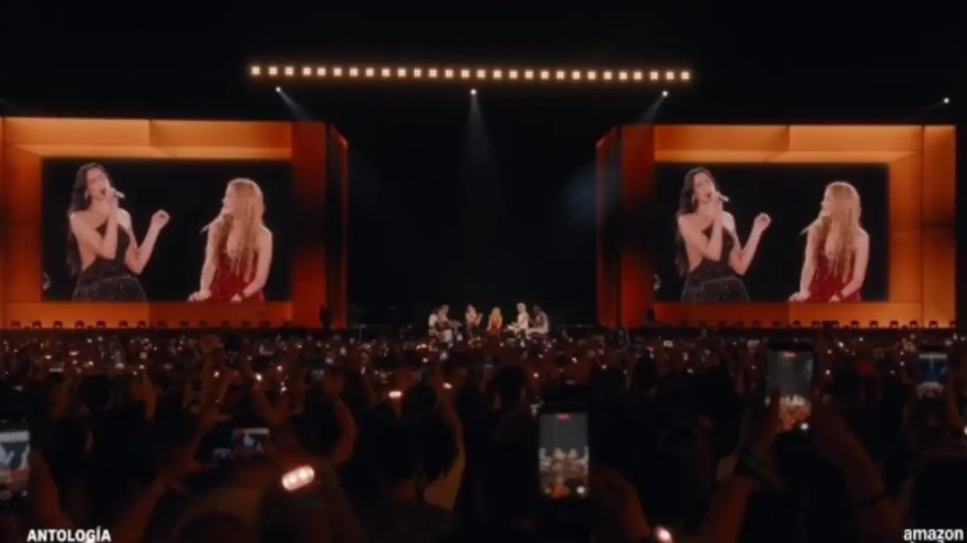 Shakira y Dua Lipa sorprendieron en Madrid al cantar juntas “Antología”