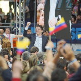 Miguel Uribe Turbay manifestación pública