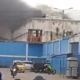Incendio durante un motín en la cárcel El Bosque de Barranquilla