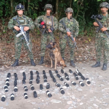 Destruyen depósito ilegal de explosivos en Putumayo