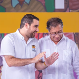 Yamil Arana y Gustavo Petro