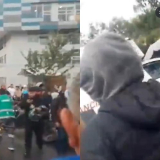 Grave accidente al frente de hospital