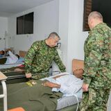 Militares atendidos en el Hospital Militar 