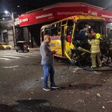 El accidente ocurrió en la carrera 50 con calle 35 en Medellín