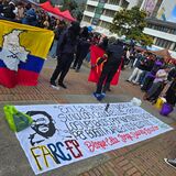 Manifestación en la Universidad Nacional mayo 26