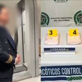Falso piloto con cocaína