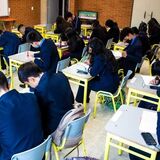 Estudiantes colegio distrital