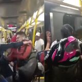 mujer presuntamente embriagada en TransMilenio