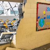 Afectaciones en escuelas tras terremoto