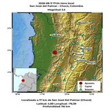 Nuevo temblor en San José del Palmar, Chocó