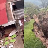 Fuertes lluvias provocan deslizamiento en la vereda Pajales, Moniquirá.